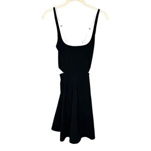 Abercrombie & Fitch YPB Dress Small Tall Black White Trim Cutout Shorts NWT